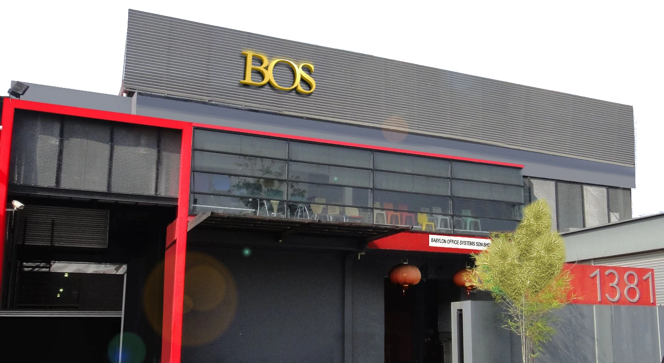 Bos Office's showroom